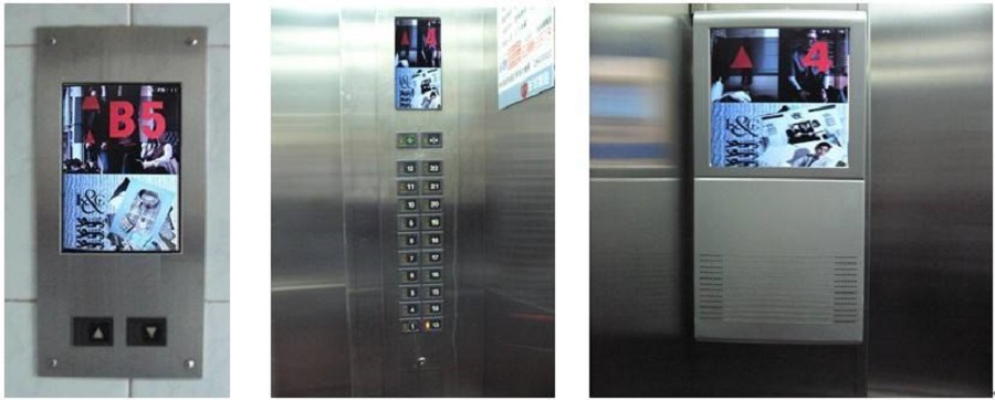 電梯廣告機使用效果展示